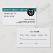 Sjabloon tandheelkundige Visitekaartjes (Voorkant / Achterkant)