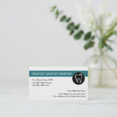 Sjabloon tandheelkundige Visitekaartjes (Staand voorkant)