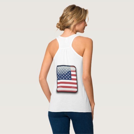 Sjabloon Tanktop (Volledige Achterkant)