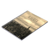 Sjabloon tekst | Landschap Sepia Notitieboek (Linkerzijde)