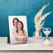 Sjabloon Tekst voor familiefoto moderne naam Fotoplaat (Zijkant)