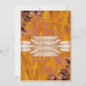 Sjabloon Thanksgiving Uitnodigingen (Voorkant)