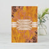 Sjabloon Thanksgiving Uitnodigingen (Staand voorkant)