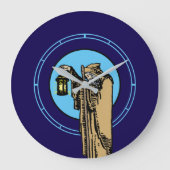 Sjabloon "The Hermit" Tarot Grote Klok (Voorkant)
