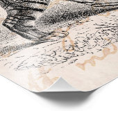 Sjabloon  tijgerillustratie tijgers foto afdruk (Hoek)