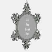 Sjabloon Tin Sneeuwvlok Ornament (Links)