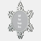 Sjabloon Tin Sneeuwvlok Ornament (Rechts)