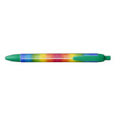 Sjabloon Trendy Colorful Custom Handwriting Blauwe Inkt Pen (Achterkant)
