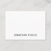 Sjabloon Trendy Simple Professional Modern Chic Visitekaartje (Voorkant)