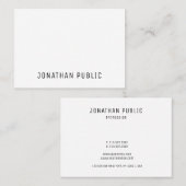 Sjabloon Trendy Simple Professional Modern Chic Visitekaartje (Voorkant / Achterkant)