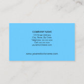 Sjabloon Tropics Travel Agent Visitekaartje (Achterkant)