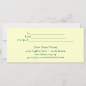 Sjabloon Tropische grenscode (Achterkant)