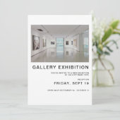 Sjabloon uitnodiging groepstentoonstelling (Staand voorkant)