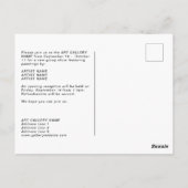 Sjabloon uitnodiging groepstentoonstelling (Achterkant)