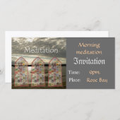 Sjabloon uitnodiging Meditation (Voorkant / Achterkant)