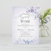 Sjabloon Uitnodiging tot oproeping in het Rustic H (Staand voorkant)