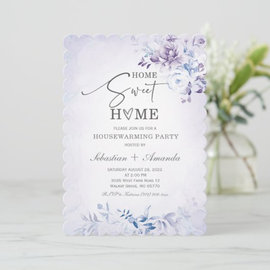 Sjabloon Uitnodiging tot oproeping in het Rustic H (Staand voorkant)