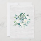 Sjabloon Uitnodiging tot oproeping in het Rustic H (Achterkant)