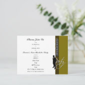 Sjabloon Uitnodigingen van Bachelor (Staand voorkant)