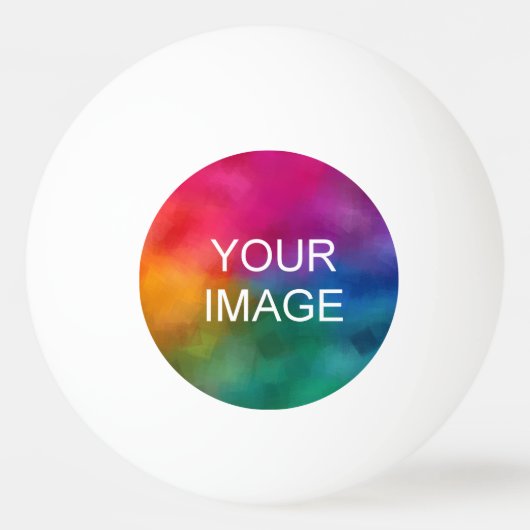 Sjabloon Upload uw eigen foto-Afbeelding hier Pingpongbal (Voorkant)