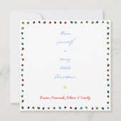 Sjabloon vakantieKaart (Achterkant)