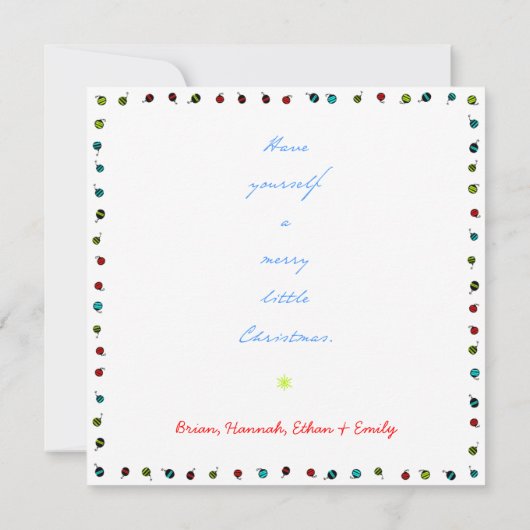 Sjabloon vakantieKaart (Achterkant)