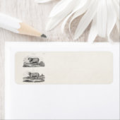 Sjabloon van 1800 Merino Sheep Ewe Ram Lamb Etiket (Insitu)