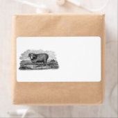 Sjabloon van 1800 Merino Sheep Ram Lamb Etiket (Insitu)
