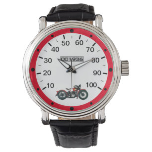  Sjabloon van 1936-motorrijwiel Horloge