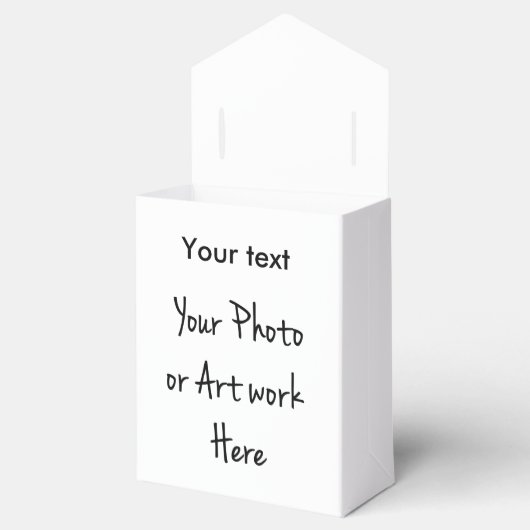 Sjabloon van ambachten bedankdoosjes (Geopend)