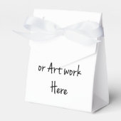 Sjabloon van ambachten bedankdoosjes (Voorkant Zijde)