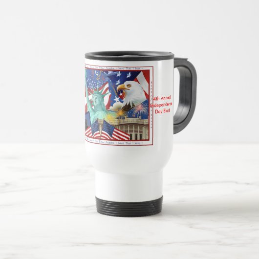 Sjabloon van American Thlevel Mug Reisbeker (Voorkant rechts)