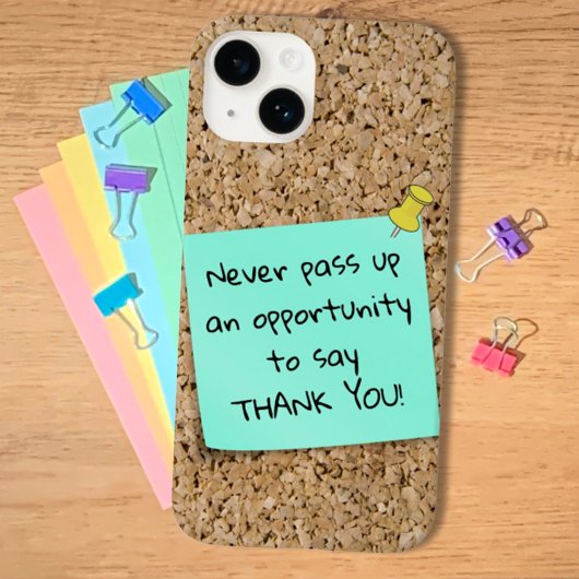 Sjabloon van Blauwgroen notitie Boodbord Kerkaart Case-Mate iPhone Case