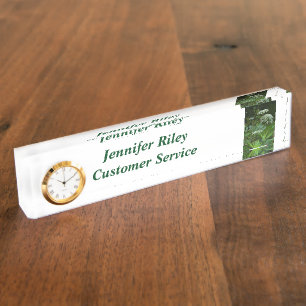 sjabloon van bureaunaamplaat naambordje