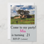 sjabloon van chacharas-uitnodigingen kaart (Voorkant)