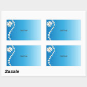 Sjabloon van Daisy Design Rechthoekige Sticker (Vel)