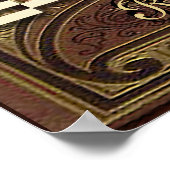 Sjabloon van de aangepaste boekenfamilie Poster (Hoek)