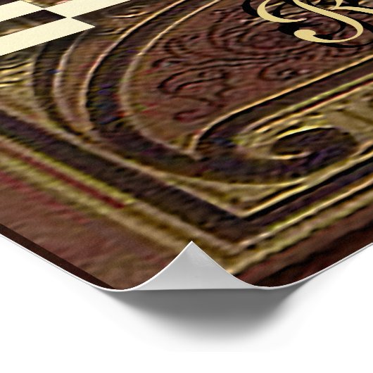  Sjabloon van de aangepaste boekenfamilie Poster (Hoek)