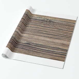 Sjabloon van de achterzijde van de krat van hout cadeaupapier
