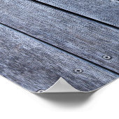 Sjabloon van de achterzijde van de krat van hout poster (Hoek)