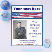 Sjabloon van de Amerikaanse verkiezingscampagne vo Flyer (Enkel)