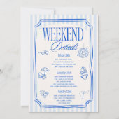 Sjabloon van de Bachelorette Party, Bach Club Kaart (Achterkant)