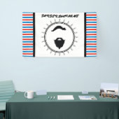 Sjabloon van de Barbershop Spandoek (Beurs)