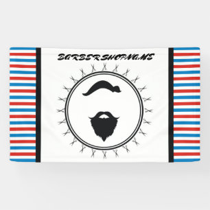 Sjabloon van de Barbershop Spandoek