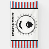 Sjabloon van de Barbershop Spandoek (Verticaal)