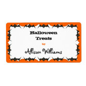 Sjabloon van de behandelingsverpakking etiket (Voorkant)