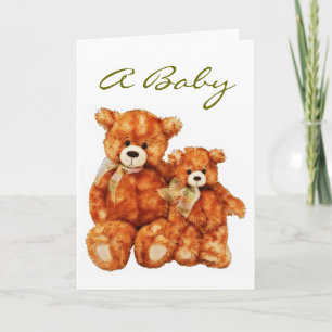 Sjabloon van de bekendmaking van de geboorte baby