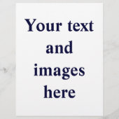 Sjabloon van de brochure politieke verkiezingscamp (Achterkant)