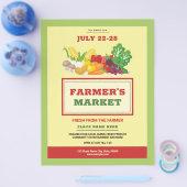 Sjabloon van de brochure voor de landbouwmarkt (Enkel)