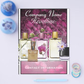 Sjabloon van de brochure voor parfum- en geurenmar (Enkel)